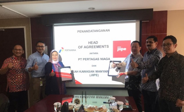 PT Pertagas Niaga Supply JIIPE Industrial Estate in 2021
